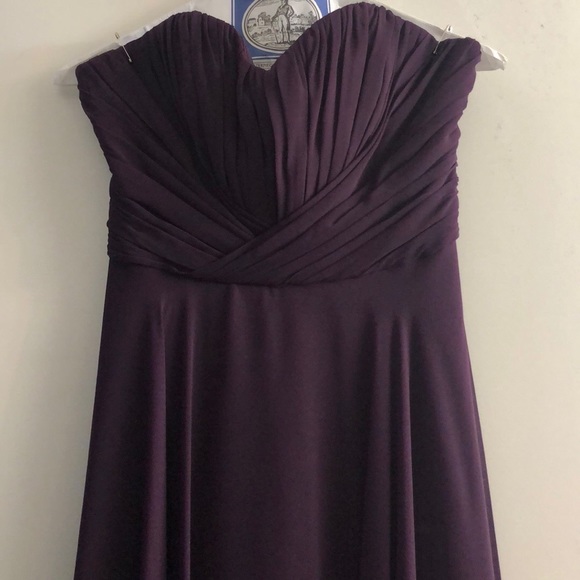 Theia Bridemaids Strapless Gown - Picture 4 of 5